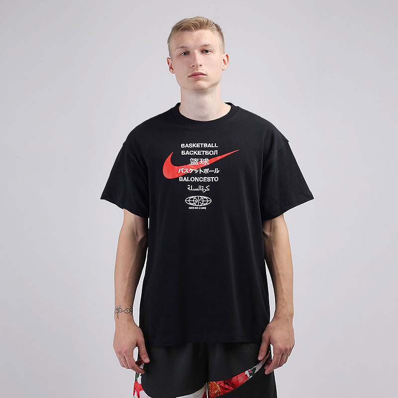 мужская черная футболка Nike Global Content CW1327-010 - цена, описание, фото 1